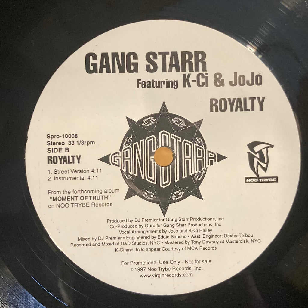 Gang Starr - Royalty ft. K-Ci & JoJo