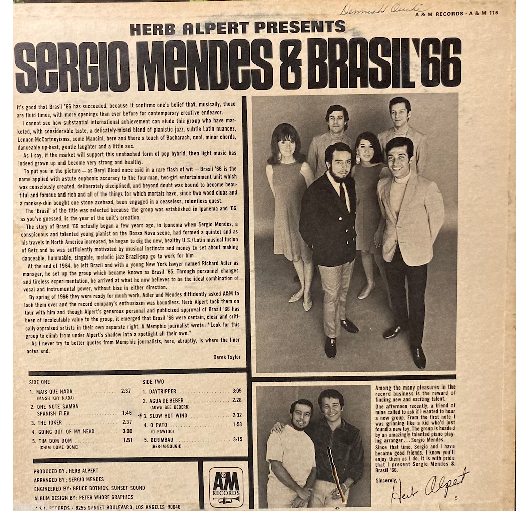 Sergio Mendes & Brasil '66 - Sergio Mendes & Brasil '66