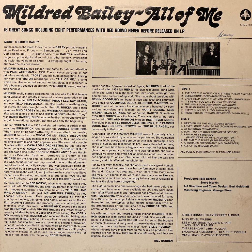 Mildred Bailey - All Of Me