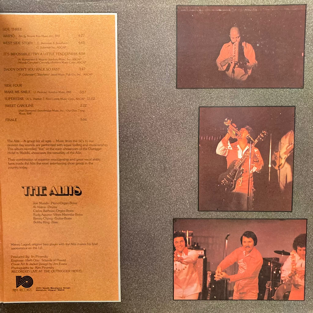 The Aliis - The Aliis Live