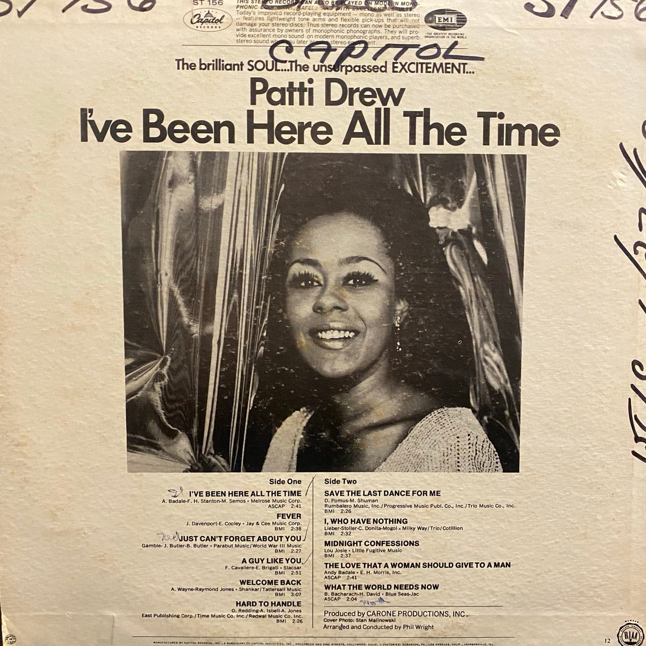 Patti Drew – I've Been Here All The Time
