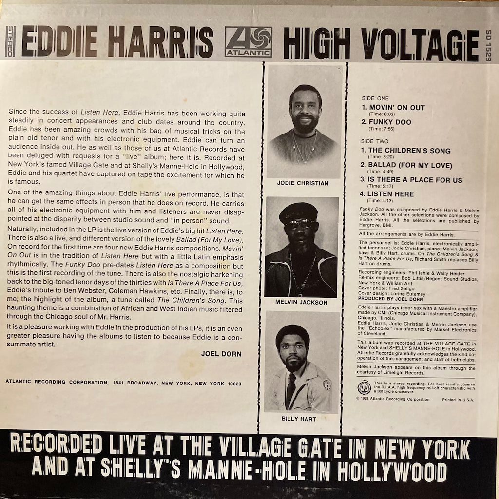 Eddie Harris - High Voltage