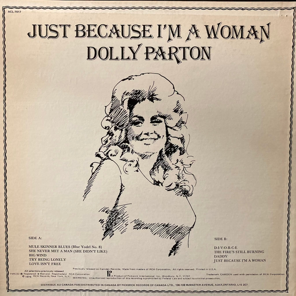 Dolly Parton - Just Because I'm A Woman