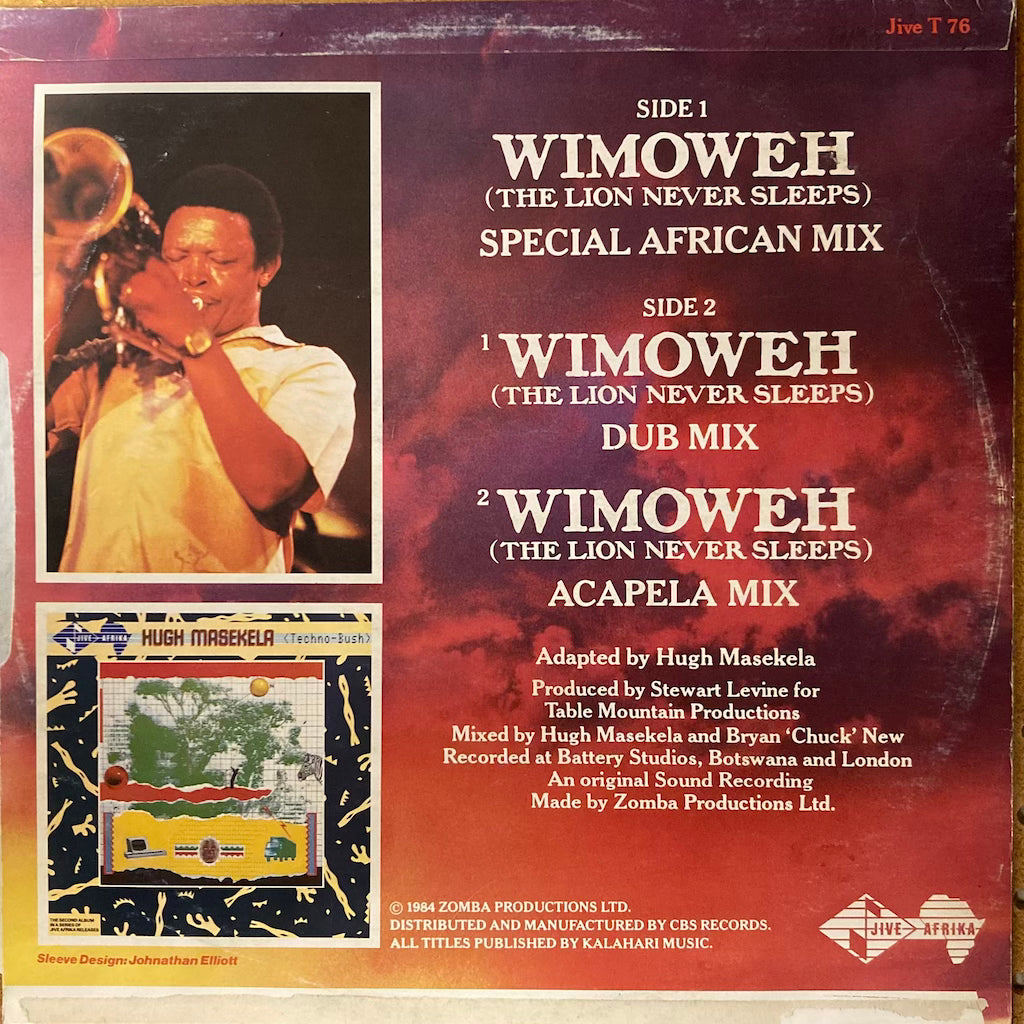 Hugh Masekela - Wimoweh The Lion Never Sleeps