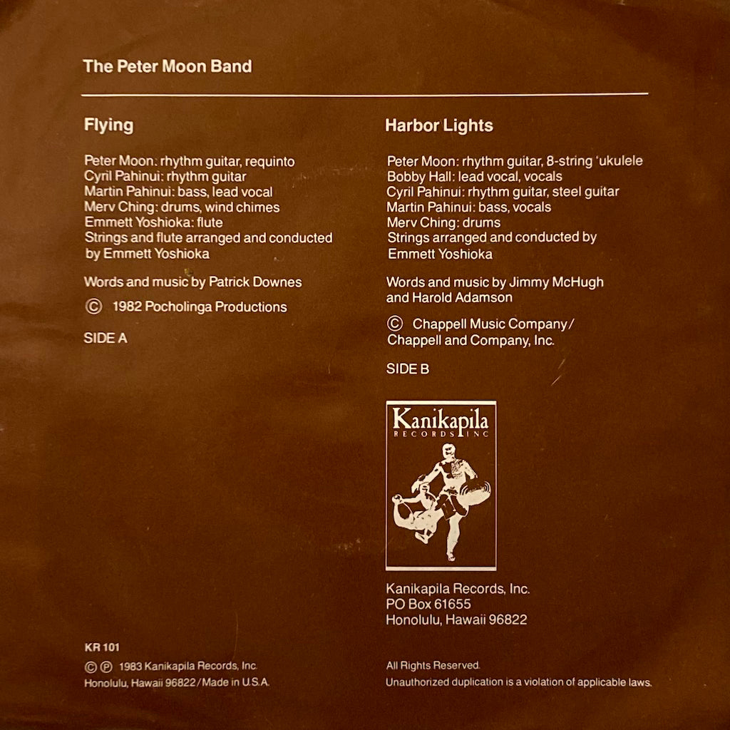 The Peter Moon Band - Harbor Lights / Flying