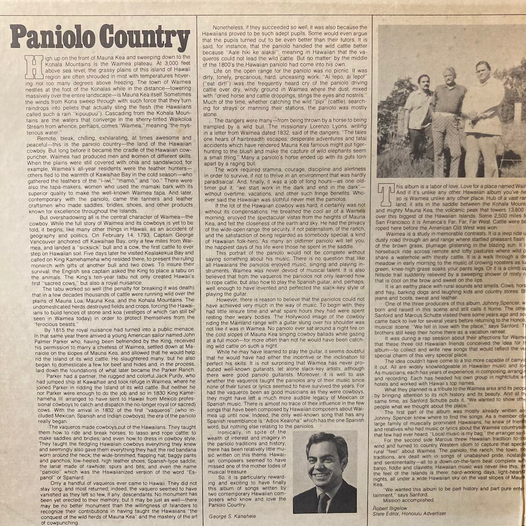 Gabe Kila & The Nanakuli Sons - Paniolo Country