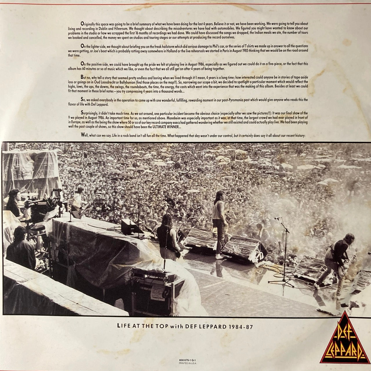 Def Leppard - Hysteria