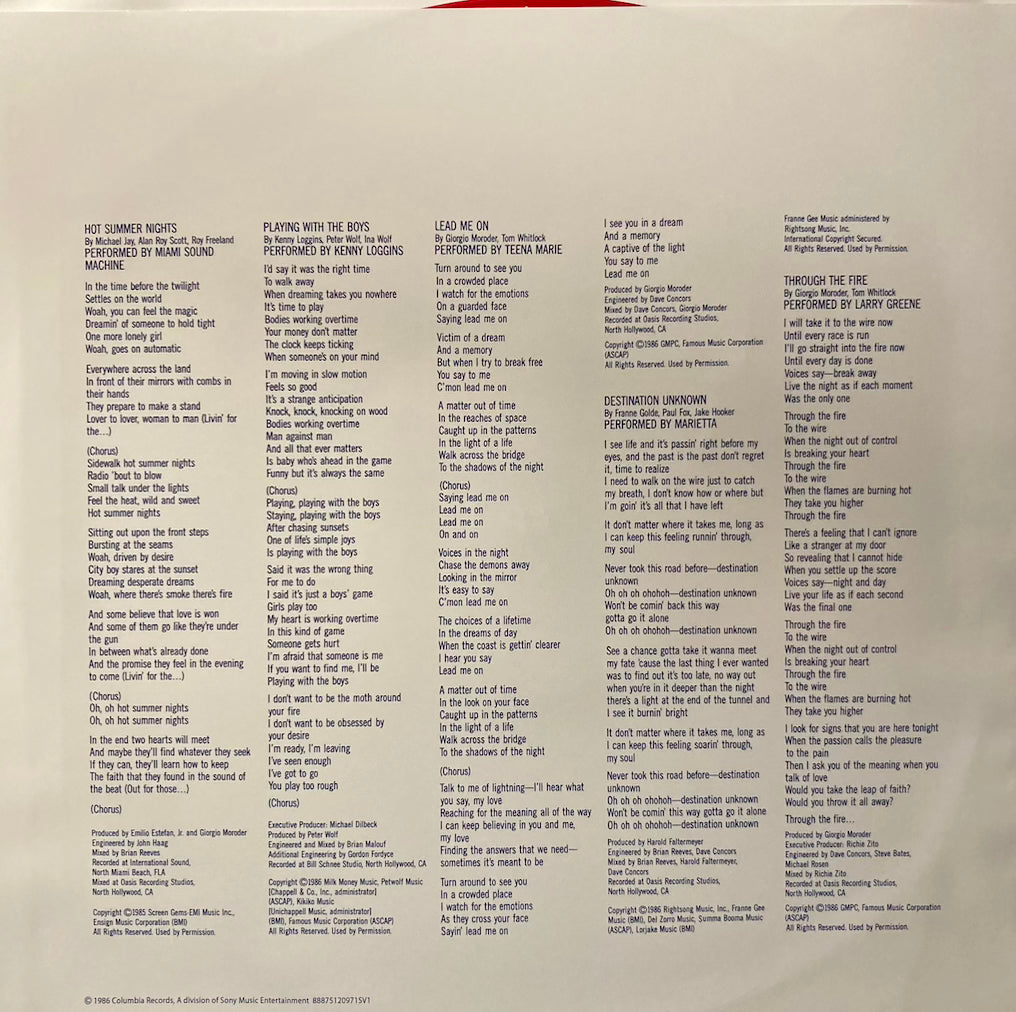 V/A - Top Gun [OST - Red Color Vinyl]
