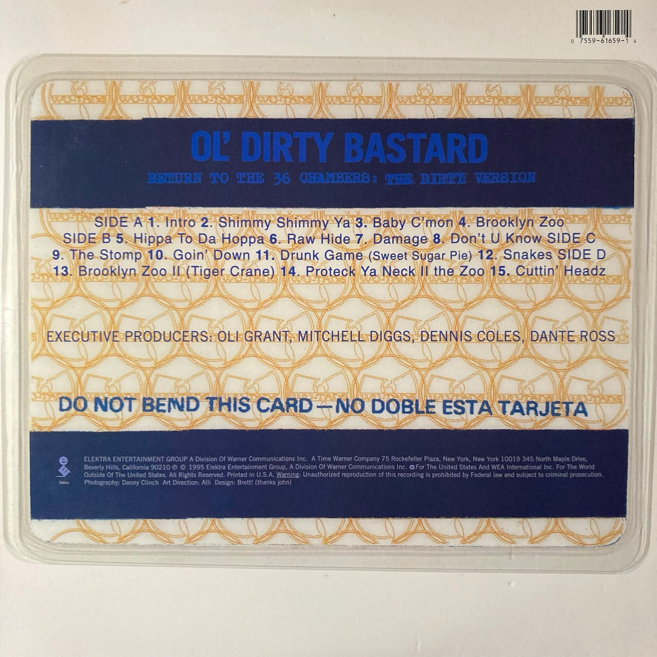 Ol' Dirty Bastard - Return To The 36 Chambers: The Dirty Version [U.S. OG Copy]