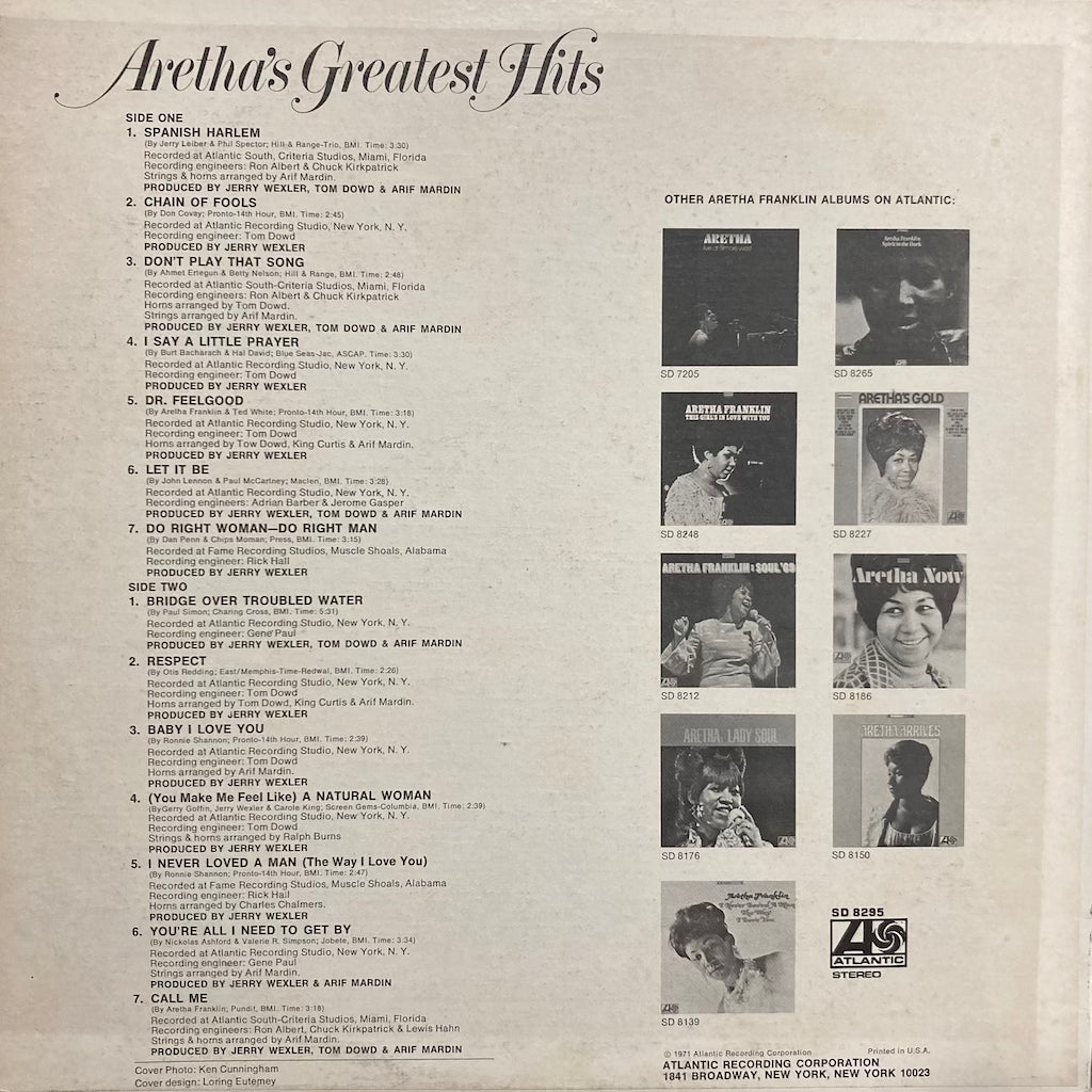 Aretha Franklin - Greatest Hits