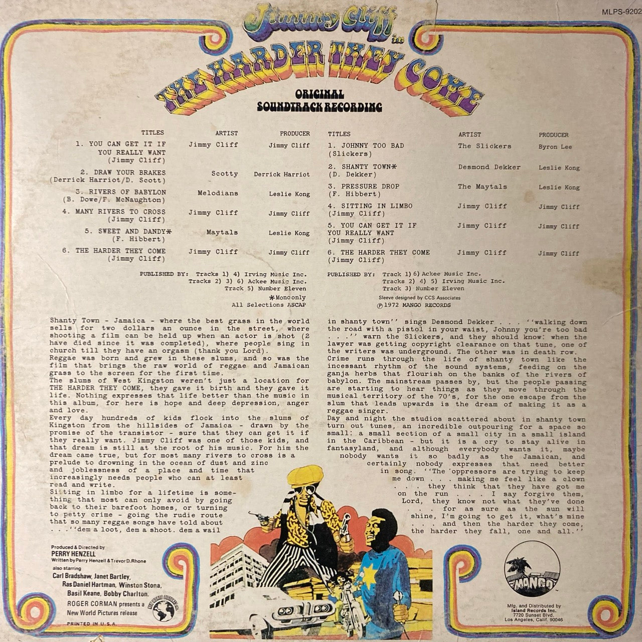 Jimmy Cliff - The Harder They Come
