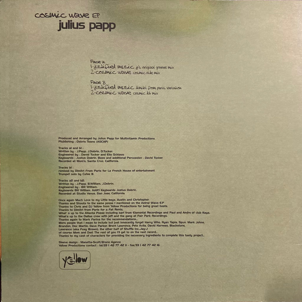 Julius Papp - Cosmic Wave EP
