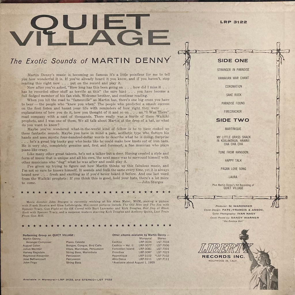 Martin Denny - Quiet Village