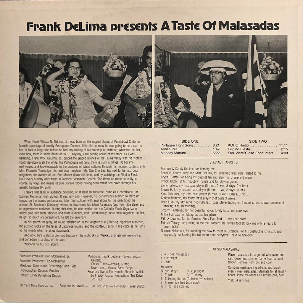 Frank De Lima - A Taste of Malasadas