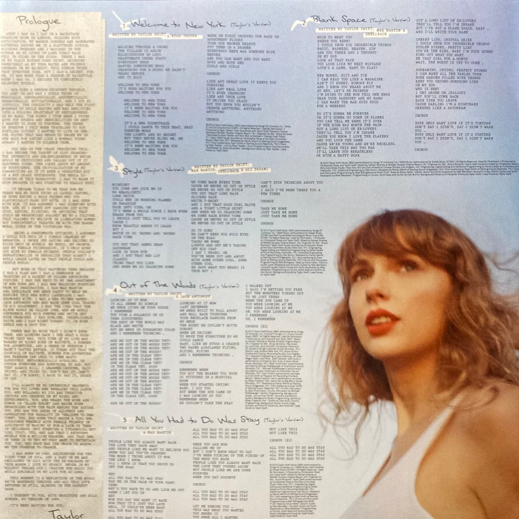Taylor Swift - 1989 Taylor's Version [2LP Tangerine Color Vinyl)