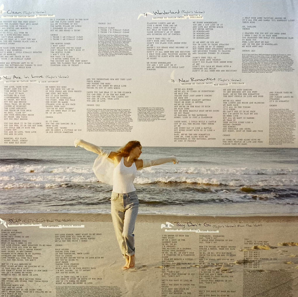 Taylor Swift - 1989 Taylor's Version [2LP Tangerine Color Vinyl)