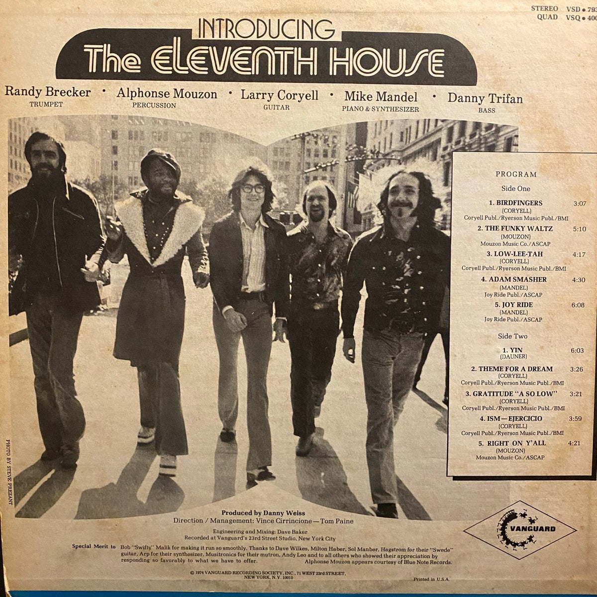 The Eleventh House With Larry Coryell – Introducing The Eleventh House