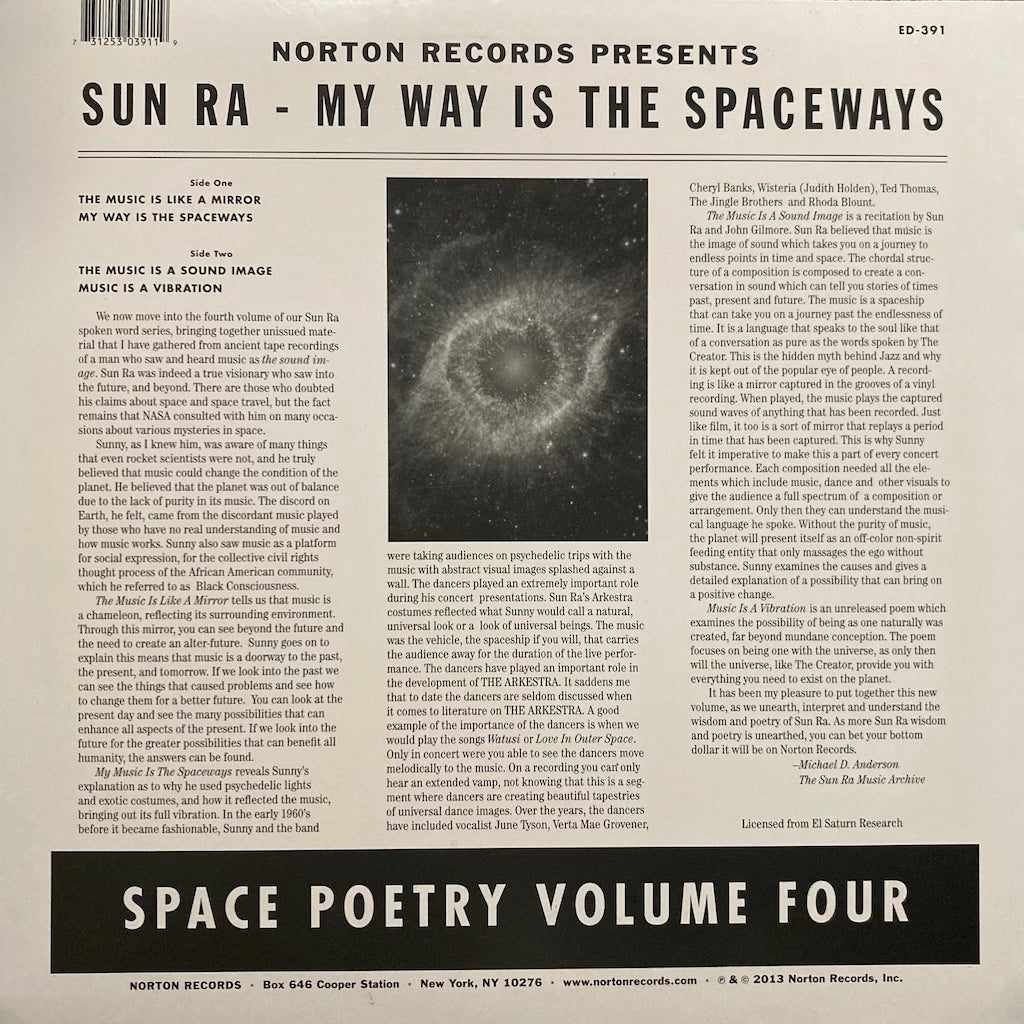 Sun Ra & His Orkestra - My Way Is The Spaceways