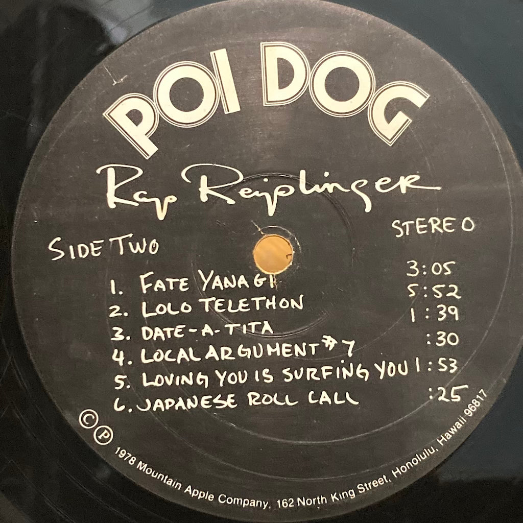 Rap Reiplinger - Poi Dog