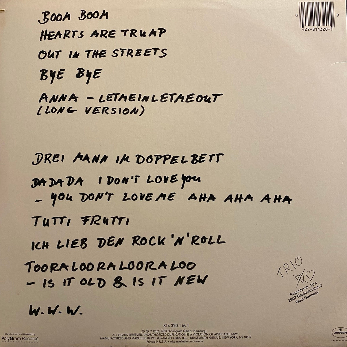 Trio – Trio And Error