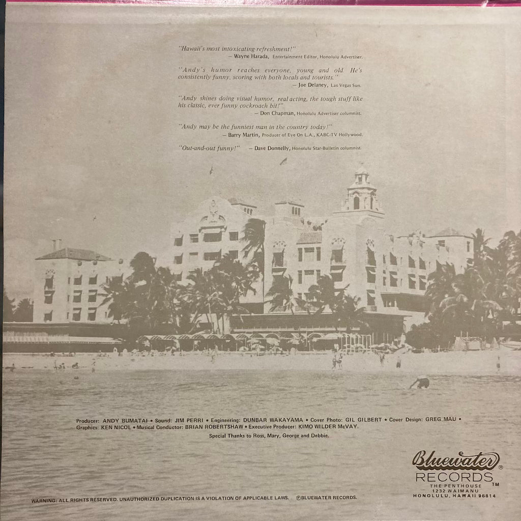 Andy Bumatai – Live At The Royal Hawaiian Hotel