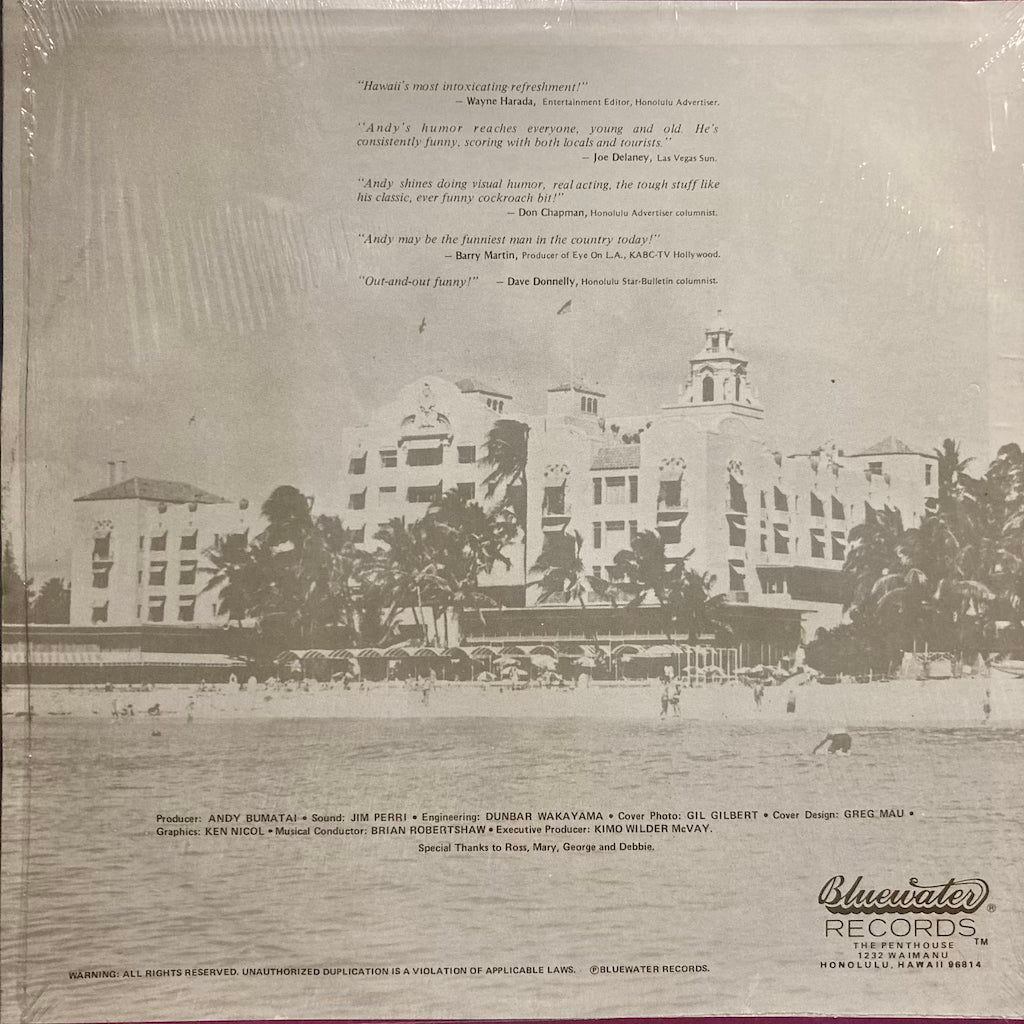 Andy Bumatai – Live At The Royal Hawaiian Hotel