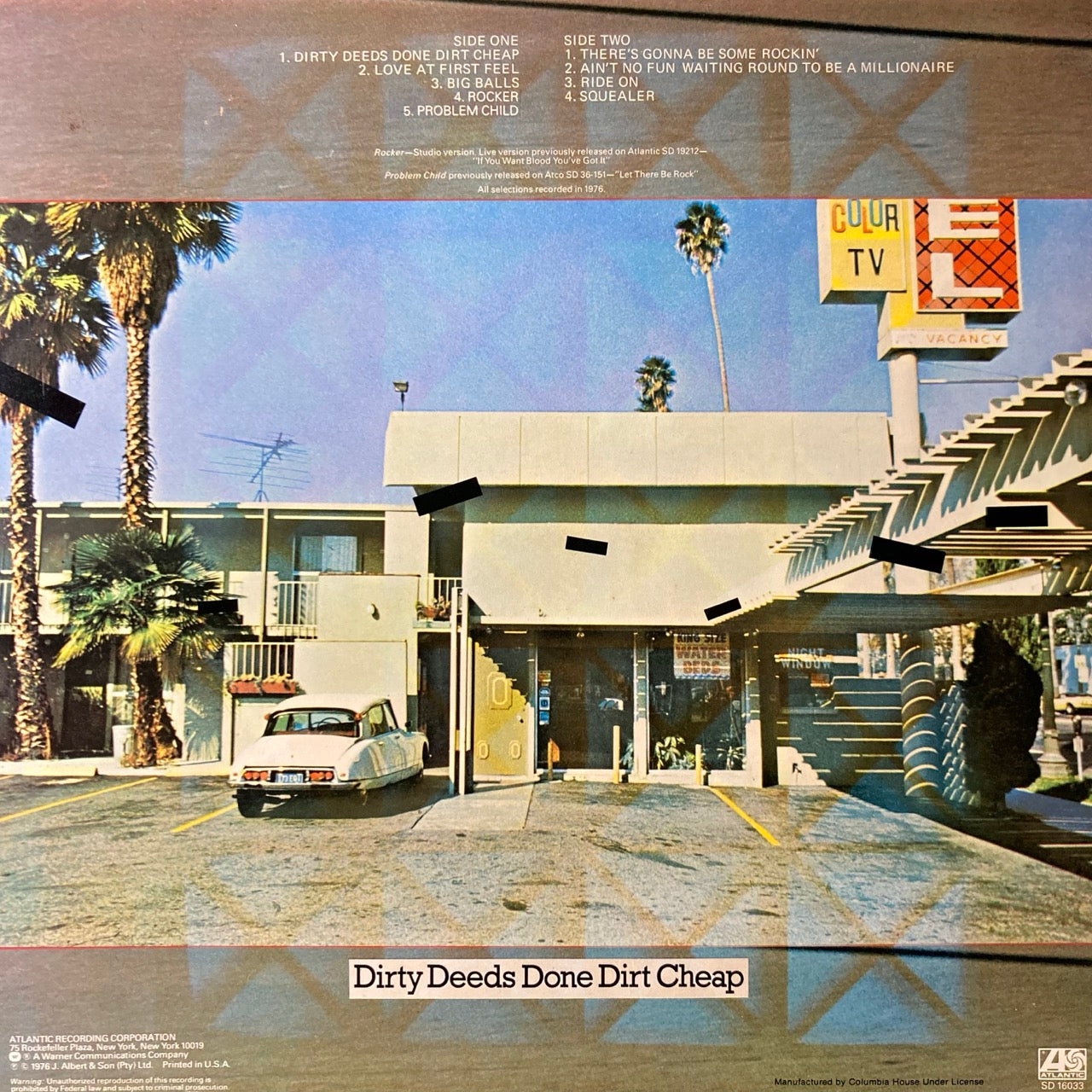 AC/DC - Dirty Deeds Done Dirt Cheap – AGS Honolulu