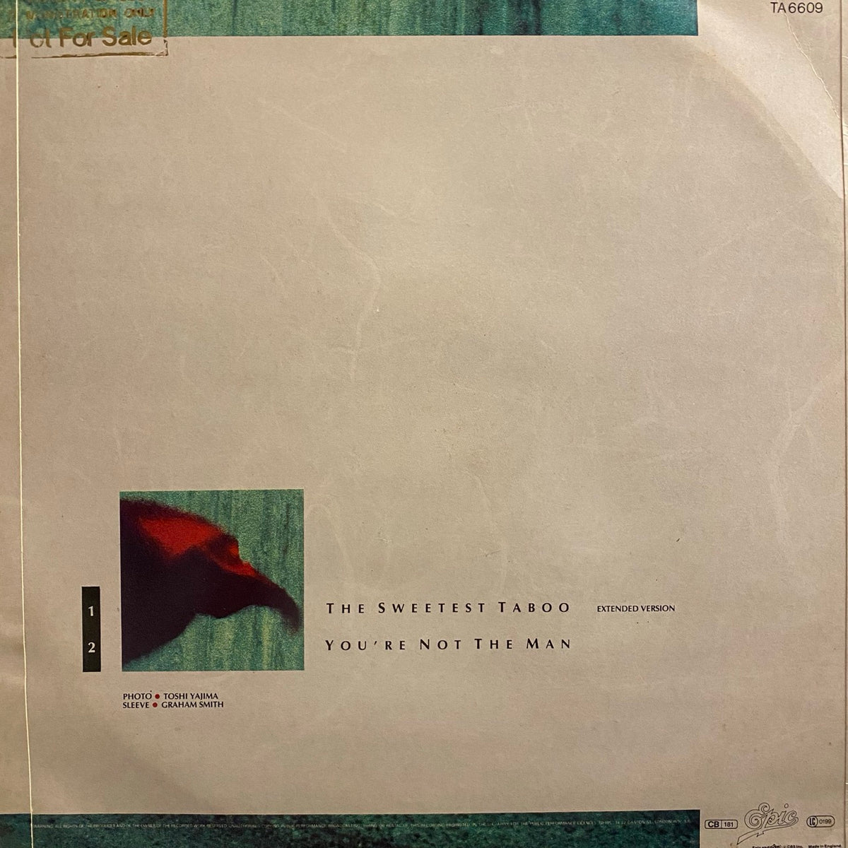 Sade – The Sweetest Taboo / You're Not The Man