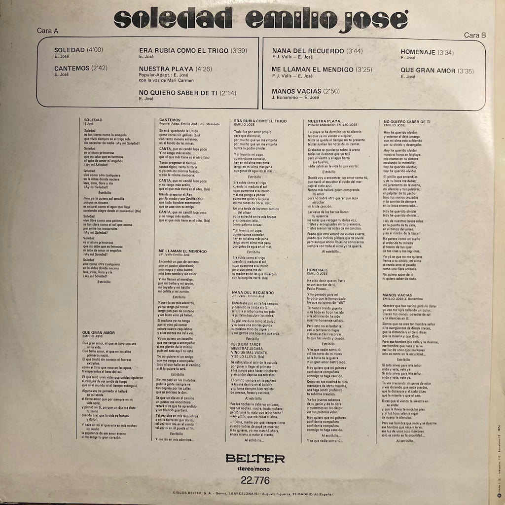 Emilio Jose - Soledad