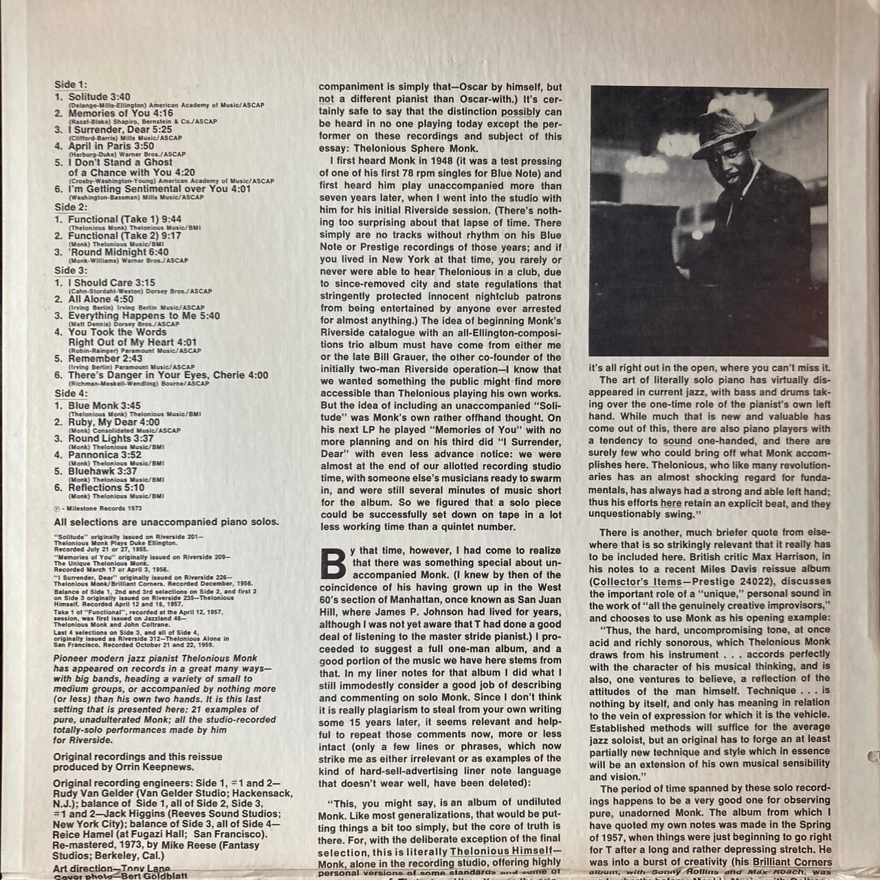 Thelonious Monk - Pure Monk [2LP]