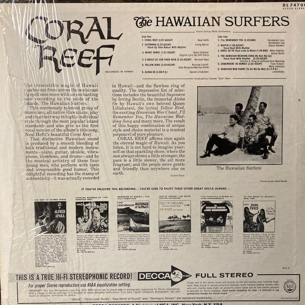 The Hawaiian Surfers - Coral Reef