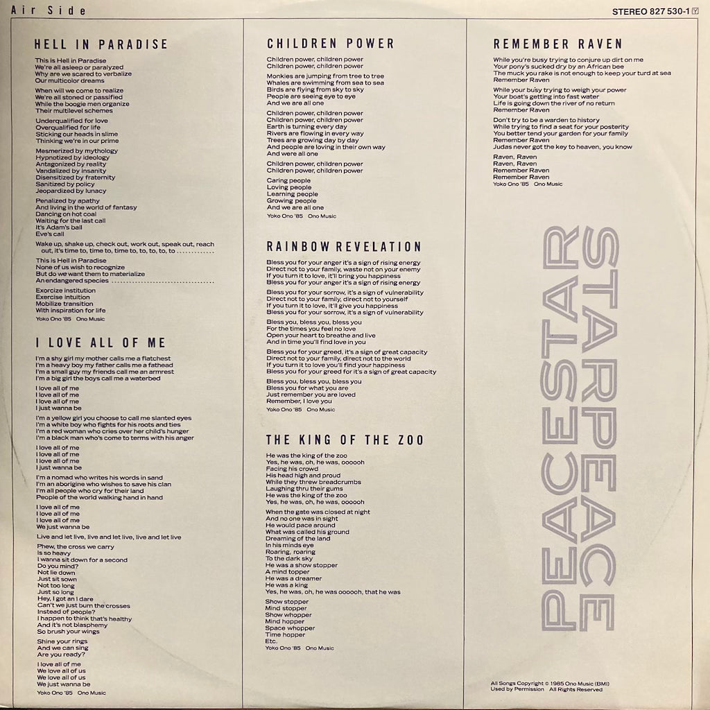 Yoko Ono - Starpeace
