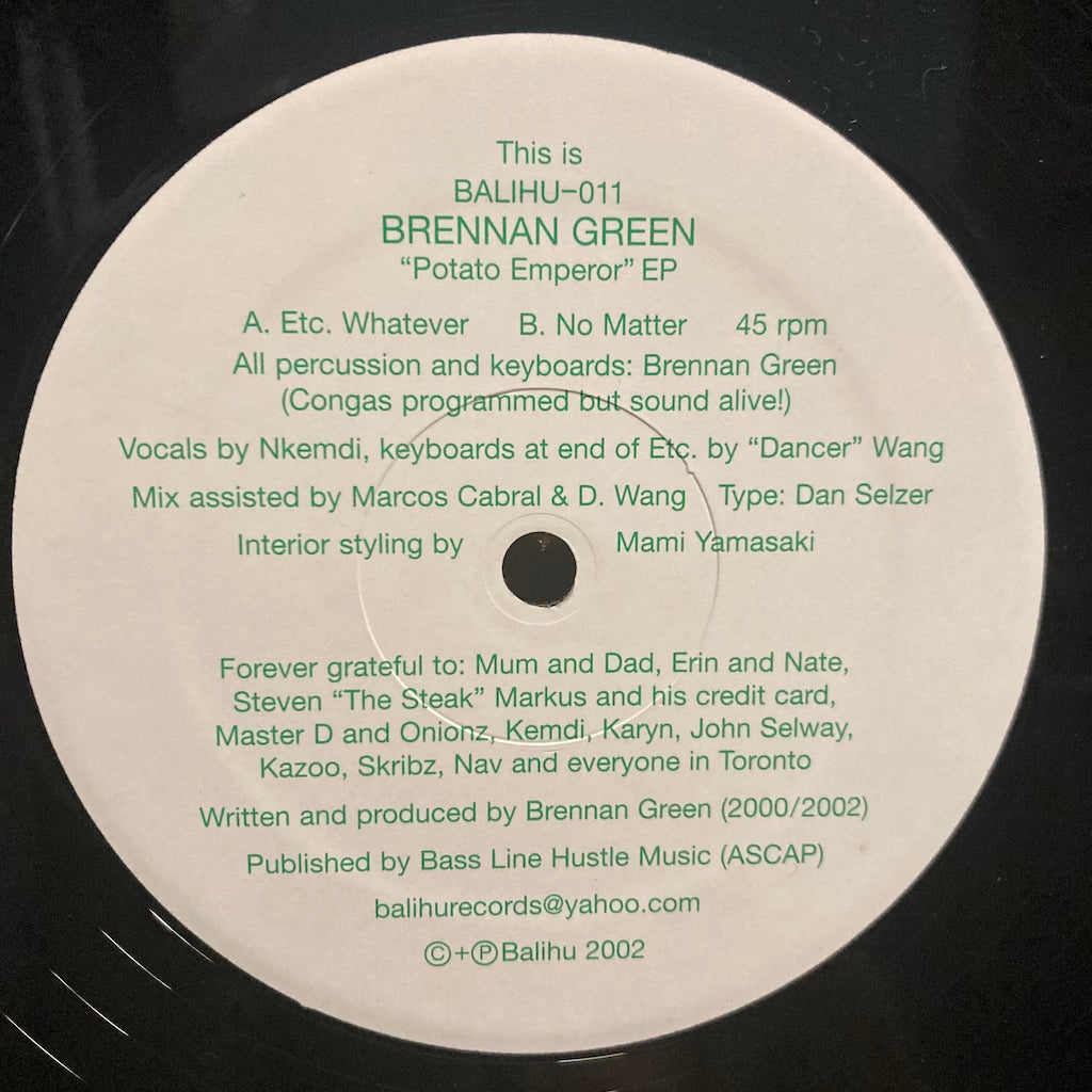 Brennan Green – Potato Emperor EP