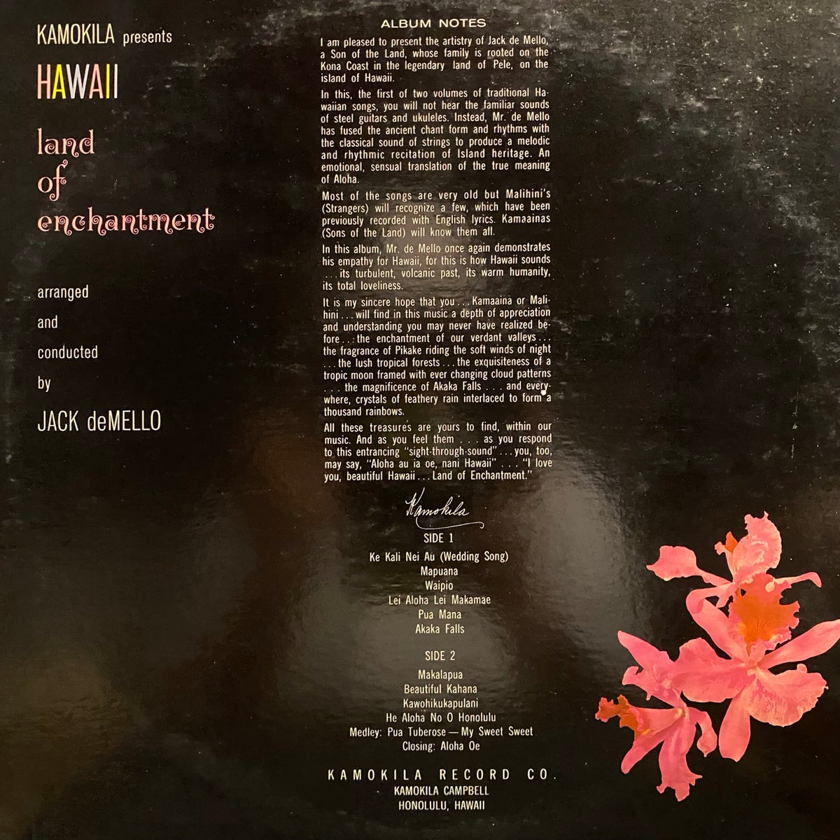 Jack de Mello And His Imperial Strings – Hawaii Land Of Enchantment