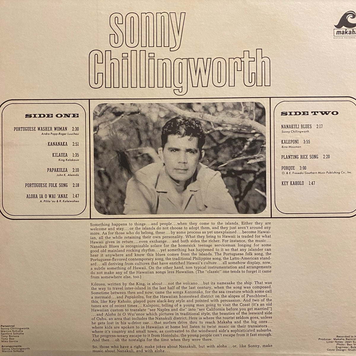 Sonny Chillingworth – Sonny Chillingworth