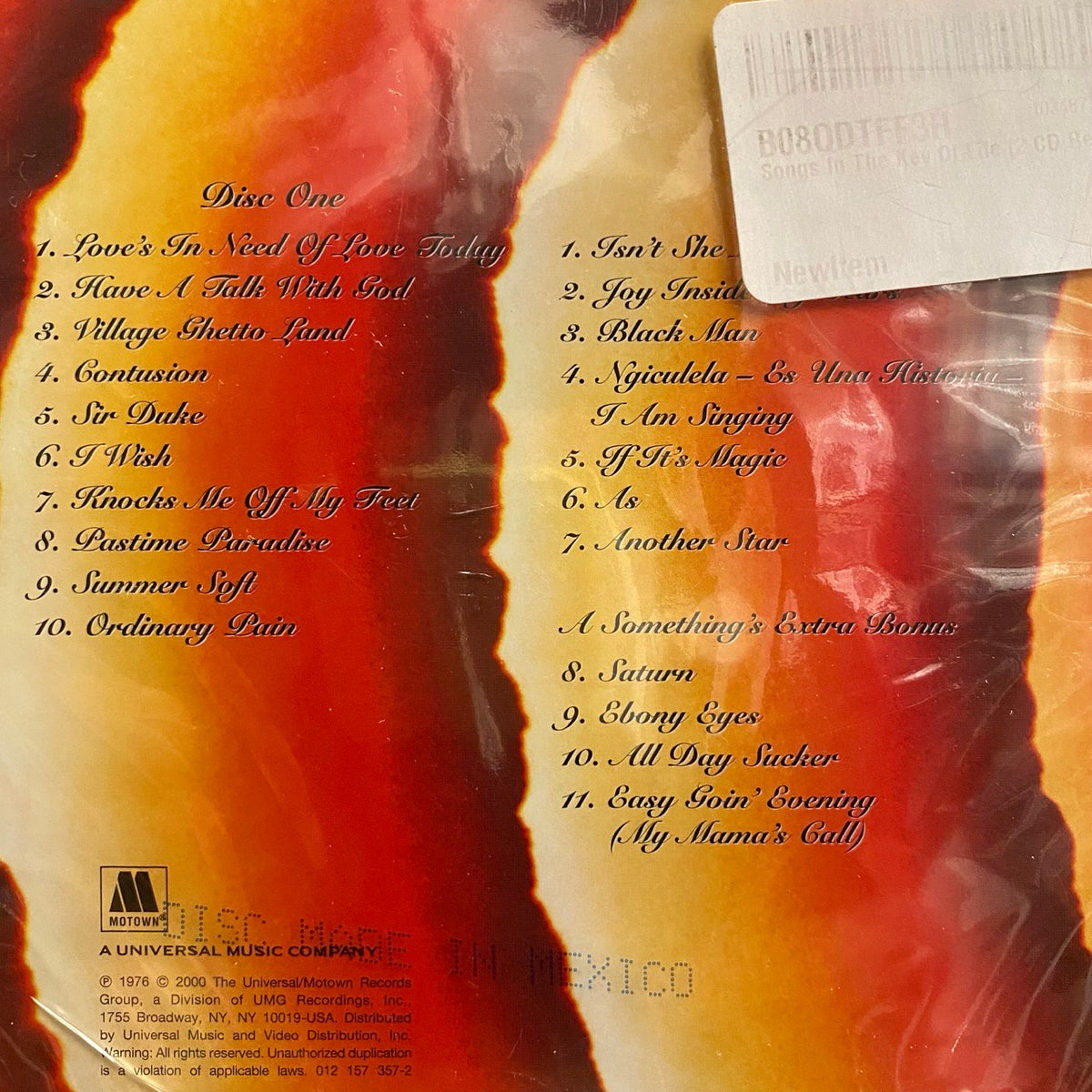 Stevie Wonder – Songs In The Key Of Life