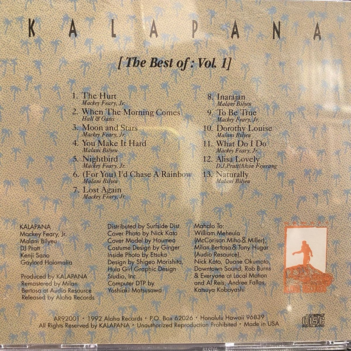 Kalapana – The Best Of: Vol. 1