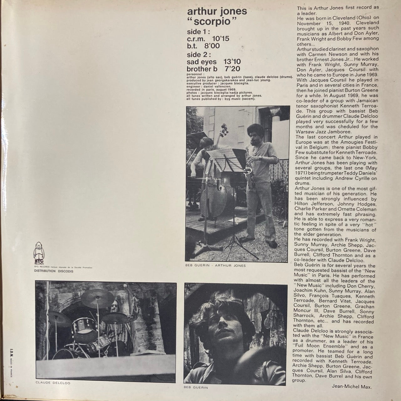 Arthur Jones - Scorpio