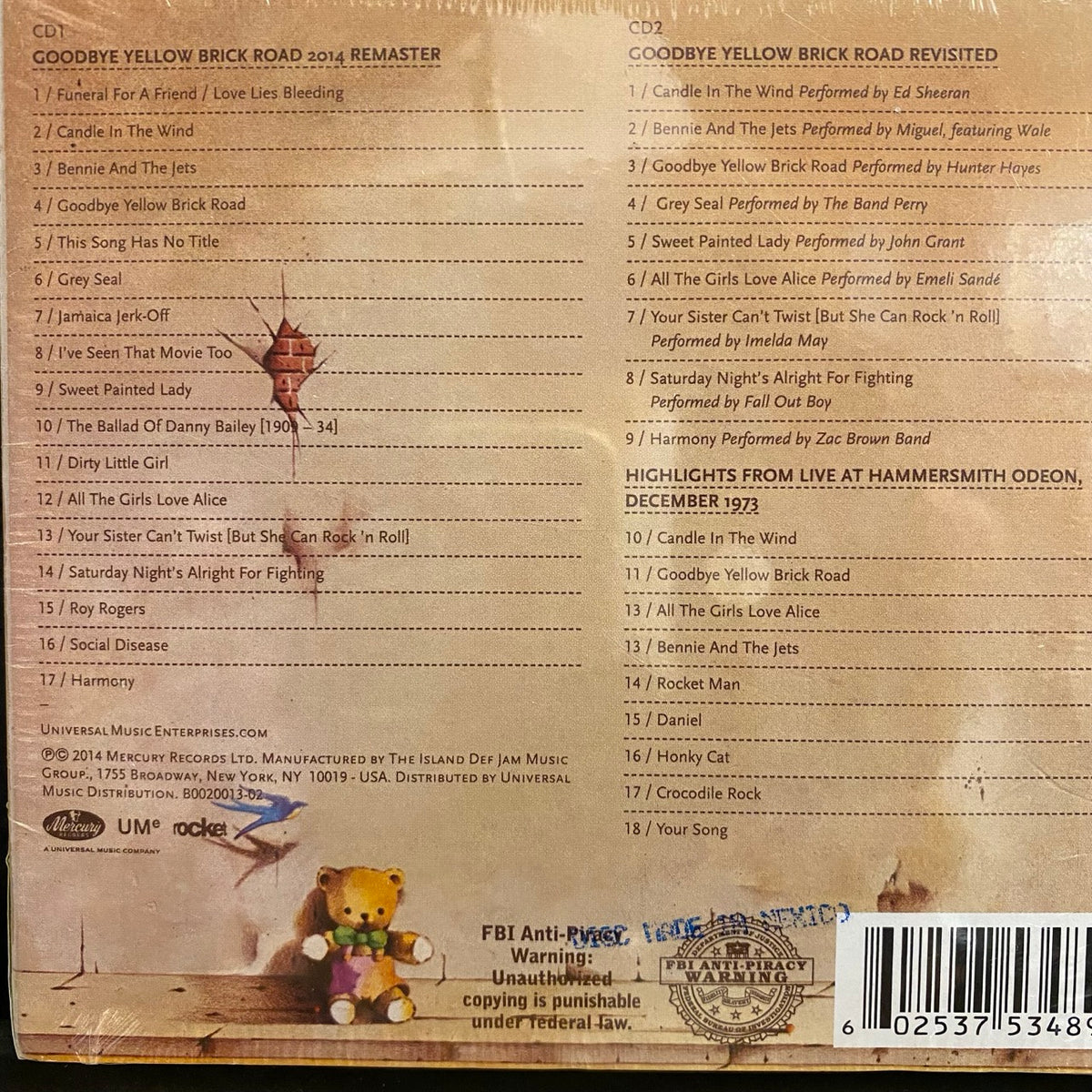 Elton John – Goodbye Yellow Brick Road
