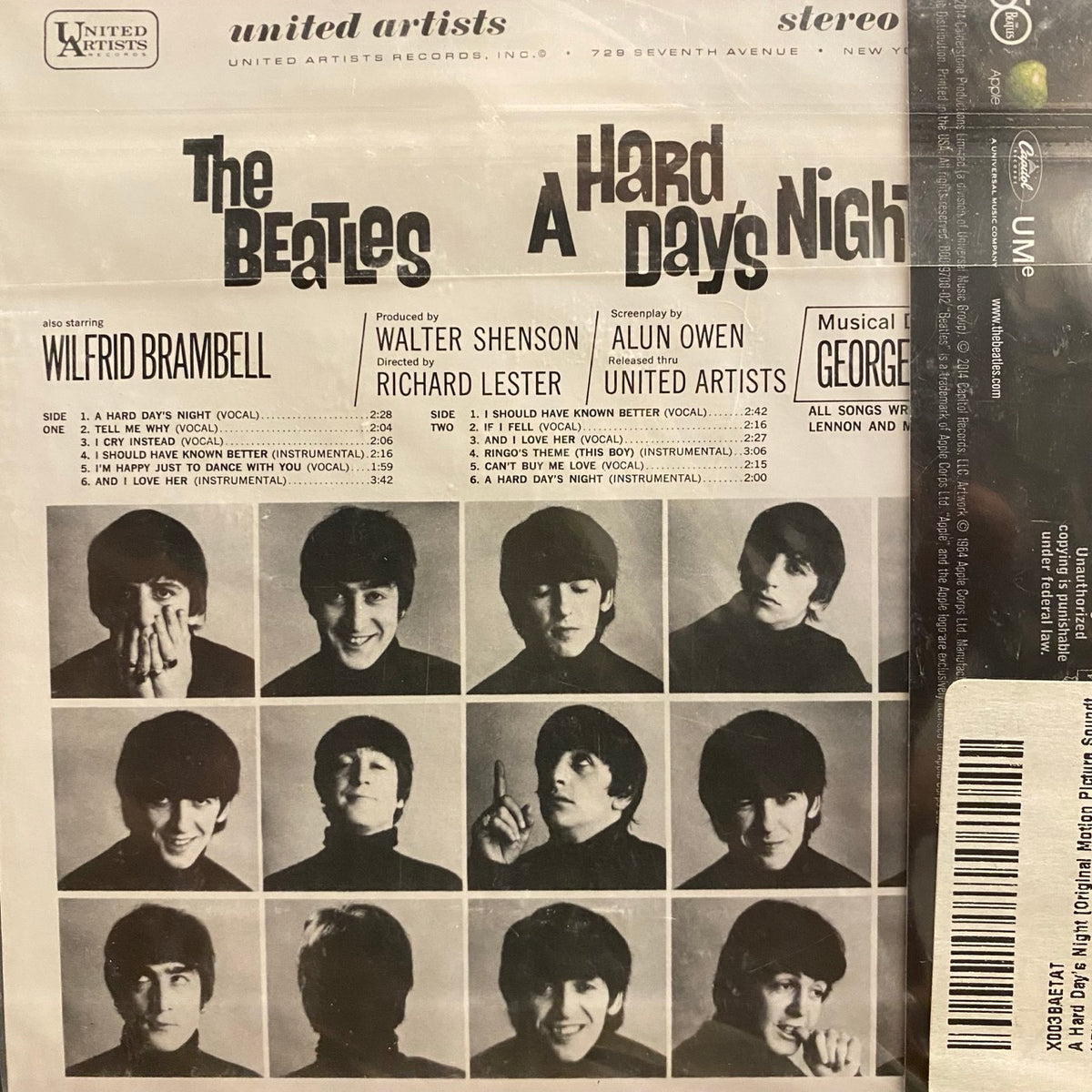 The Beatles – A Hard Day's Night (Original Motion Picture Sound Track)