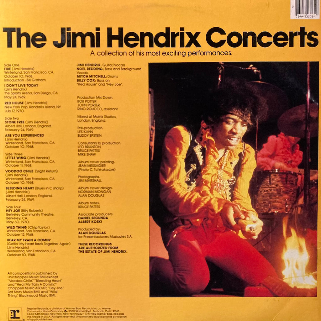 Jimi Hendrix - The Jimi Hendrix Concerts 2LP