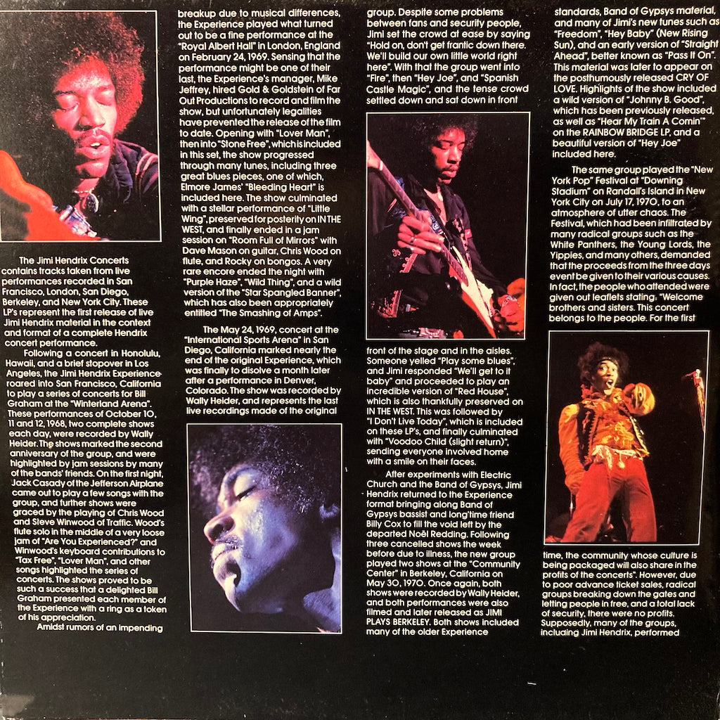Jimi Hendrix - The Jimi Hendrix Concerts 2LP