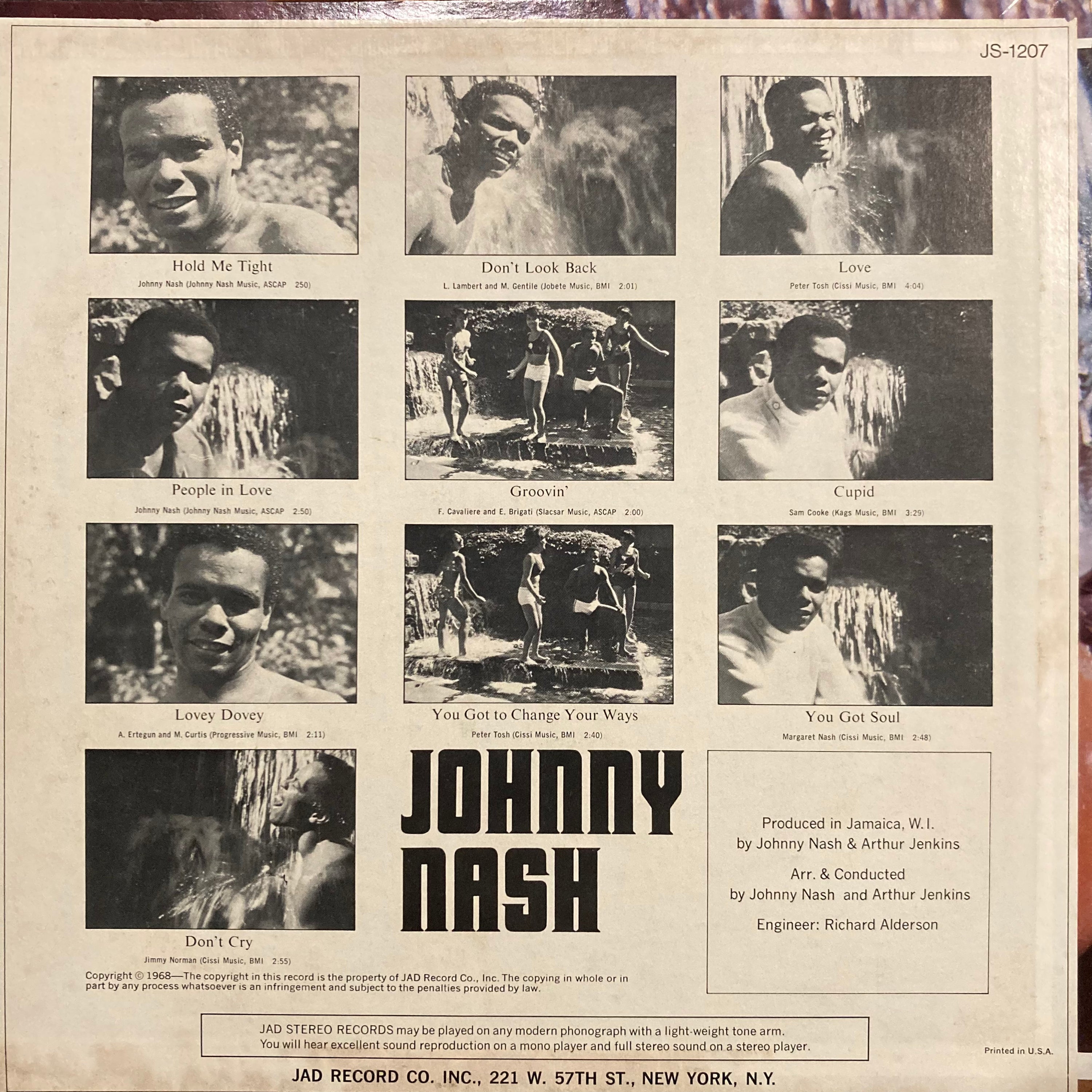 Johnny Nash - Hold Me Tight