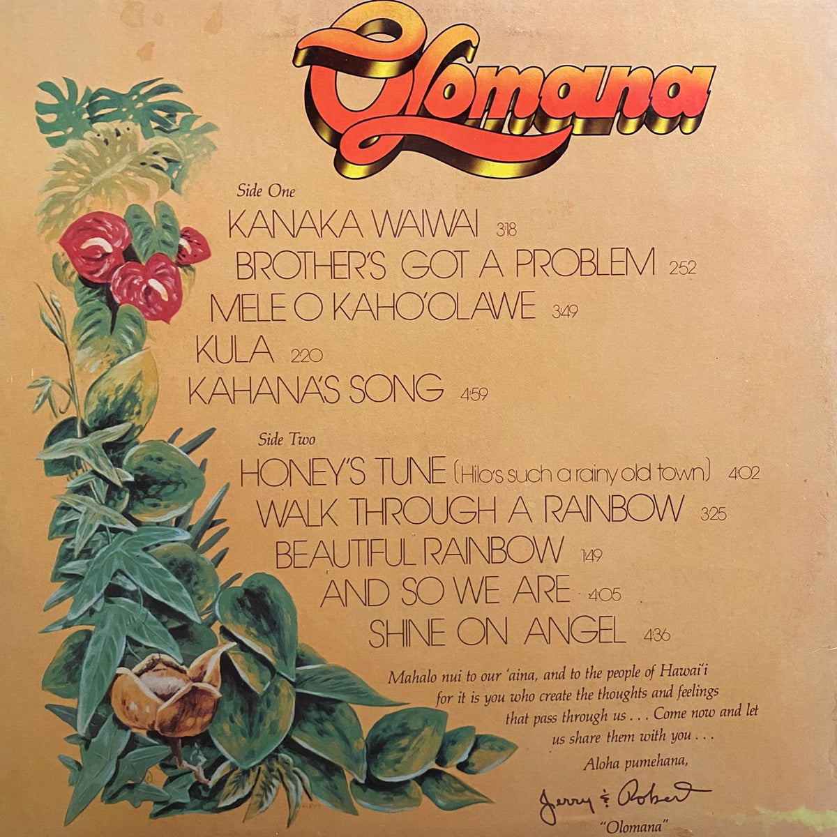 Olomana – And So We Are