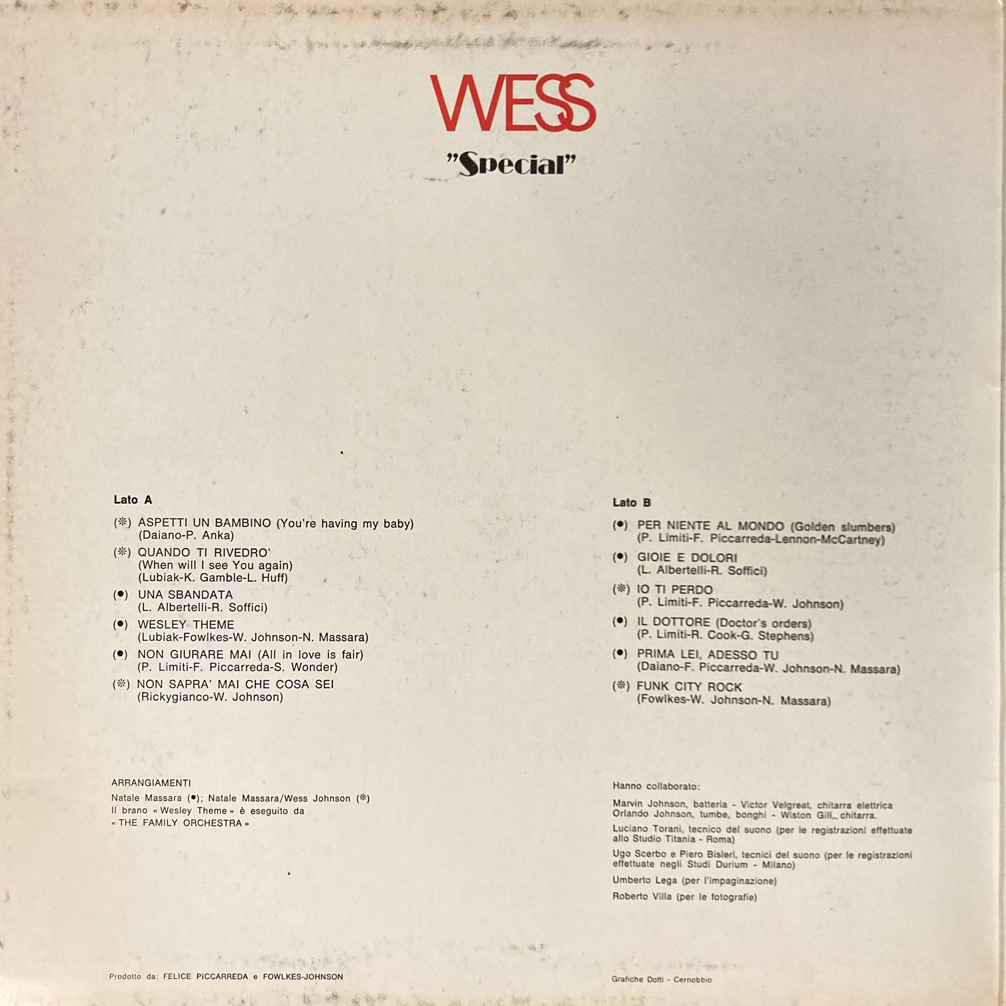 Wess - Special