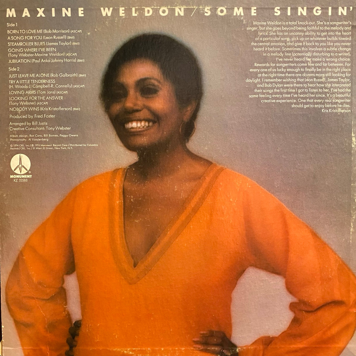 Maxine Weldon – Some Singin'