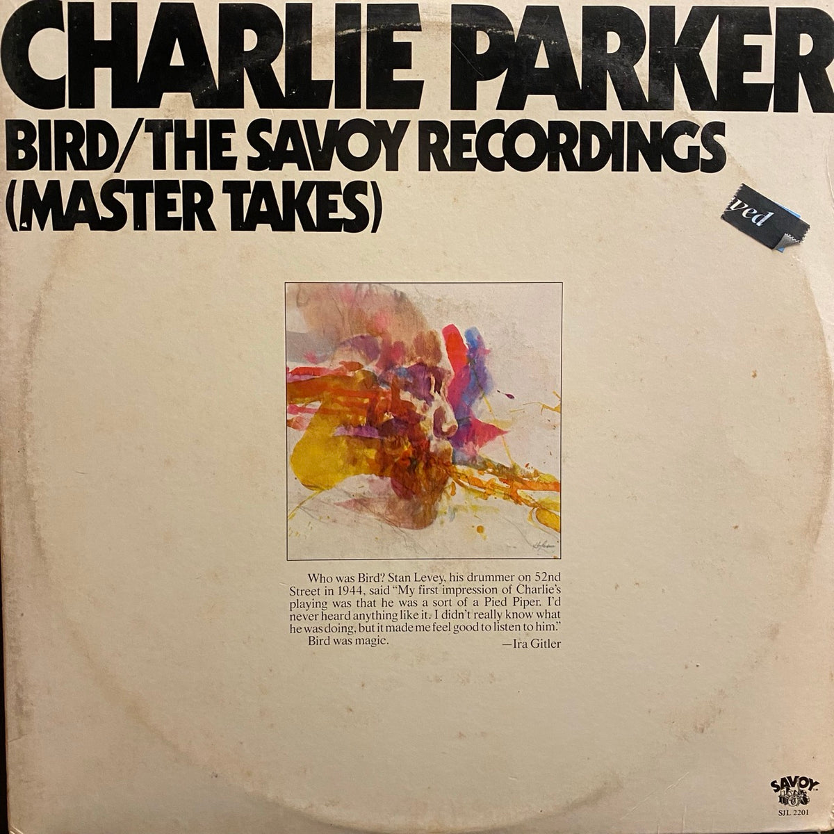 Charlie Parker – Bird / The Savoy Recordings (Master Takes)