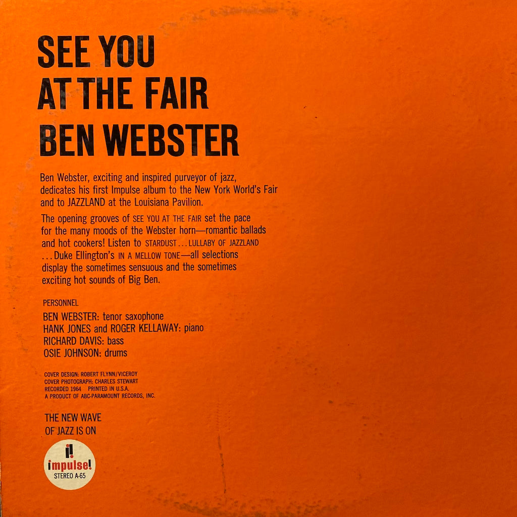 Ben Webster - See You At The Fair