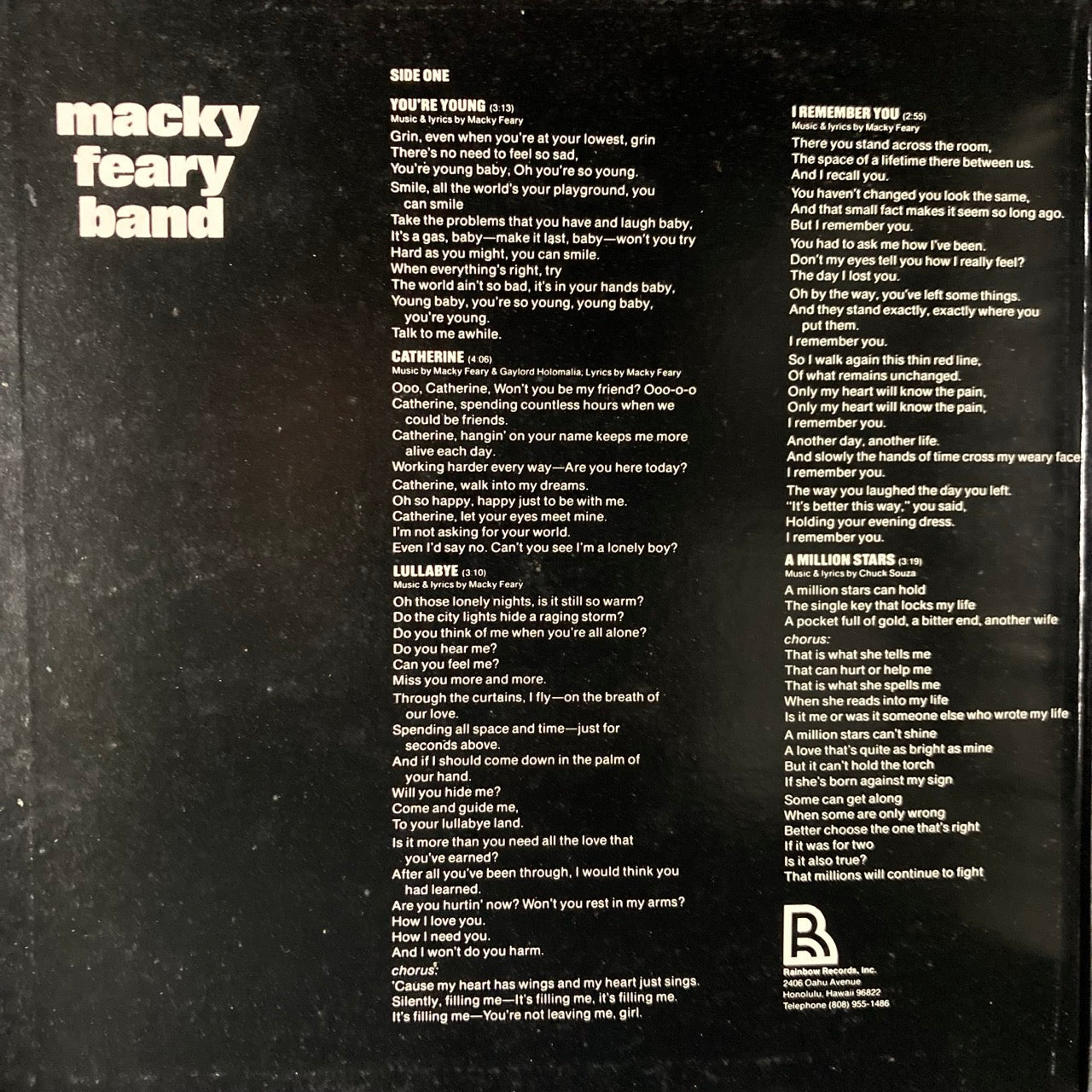 Macky Feary Band - Macky Feary Band [1st Press]
