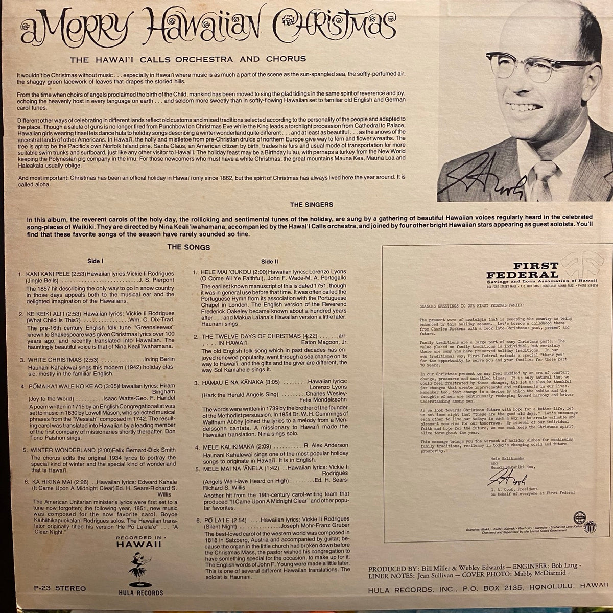 The Hawaii Calls Orchestra And Chorus – A Merry Hawaiian Christmas